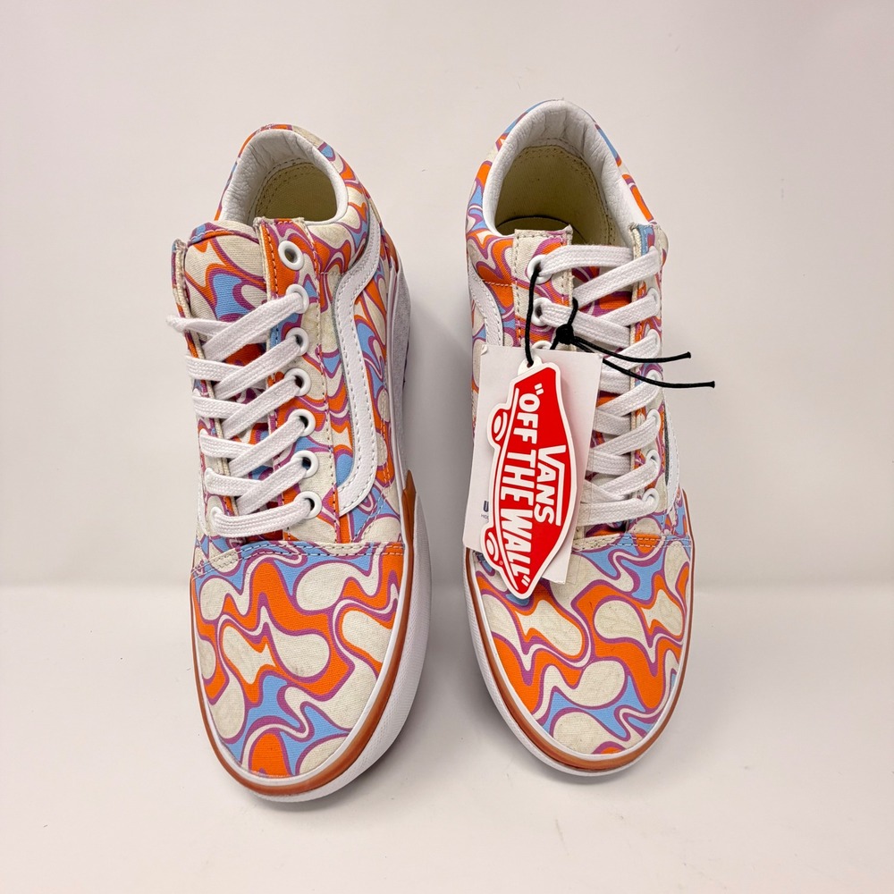 Vans Platform Old Skool Sneakers in Orange, Purple, Pink - Picture 13 of 16